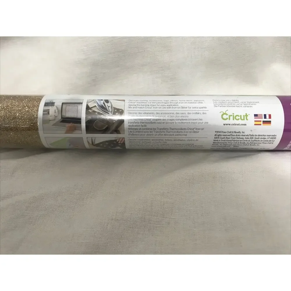 Cricut Glitter Vinyl Iron-On  12